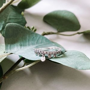 SOLD ON MERCARI PANDORA Ring Chandelier Droplets